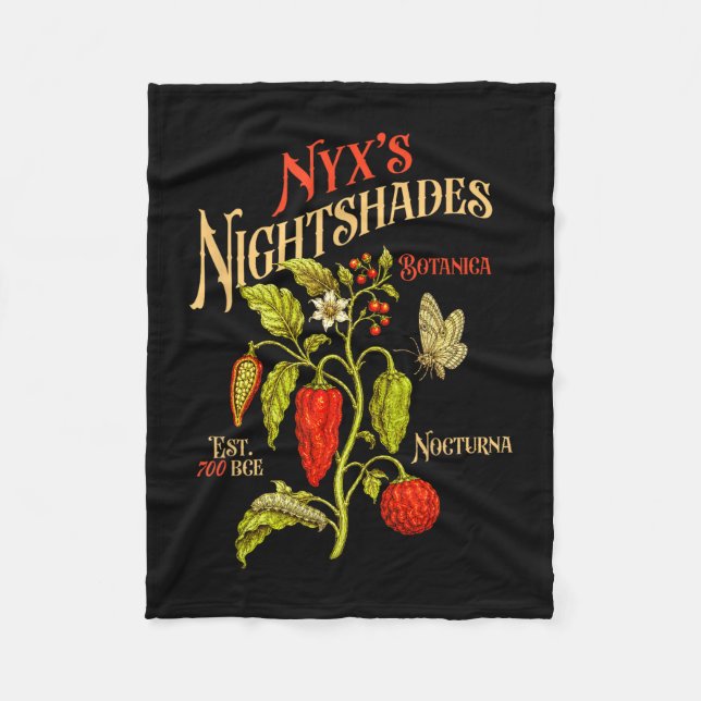 Witch lover witchy wicca witchy dark academia fleece blanket (Front)