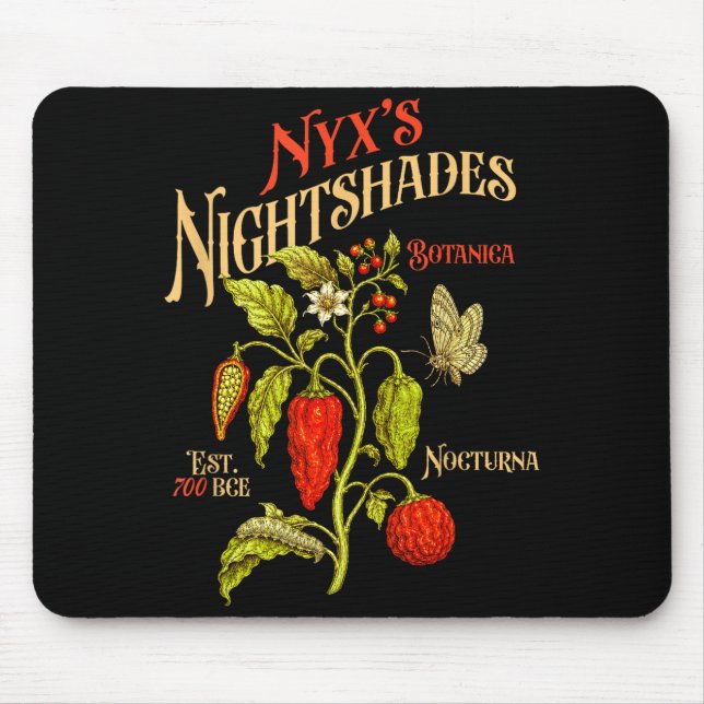 Witch lover witchy wicca witchy dark academia mouse pad (Front)