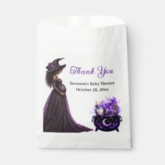Witch Mom & Cauldron Baby Shower Favour Bag