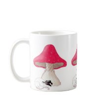 Witch Mouse Sleeping Under Toadstool Mug