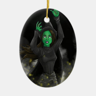 Witch - No Good Deed Ceramic Ornament