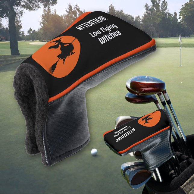 Witch on Broom Golf Head Cover (Creator Uploaded)