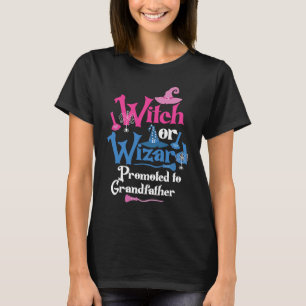 Witch or Wizard Promoted To Grandfather Gender Rev T-Shirt