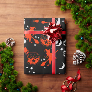 Witch Party Night Gift Decor Wrapping Paper