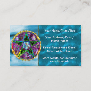 Witch Pentagram Business Card