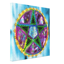 Witch Pentagram Gallery Wrap Canvas