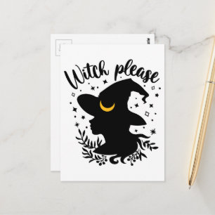 Witch Please Postcard
