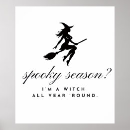 witch poster || halloween & spooky season