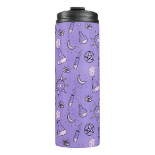 Witch Potions Purple Alchemy Pattern Thermal Tumbler