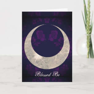 Witch Prim Horned Moon Goddess Card