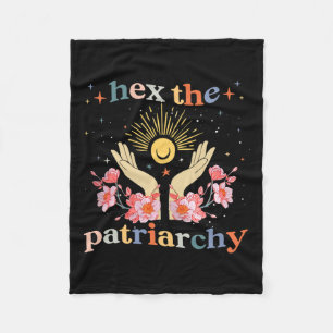 Witch Pro Choice Feminist Fleece Blanket