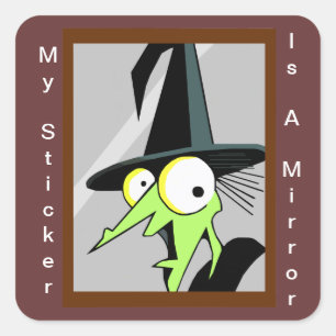 Witch Reflection Stickers