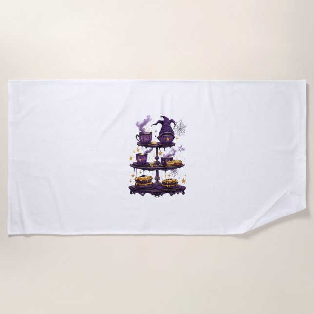  Witch�s Brew Caf� Beach Towel (Front)