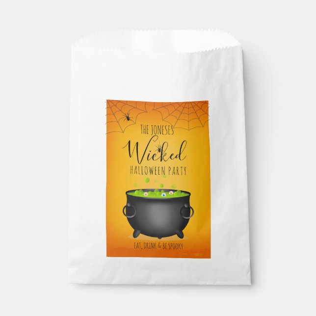 Witch’s Cauldron Favour Bag (Front)