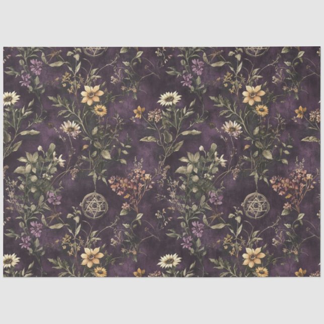 Witch’s Garden Twilight Tissue Paper – Mystical (Front)