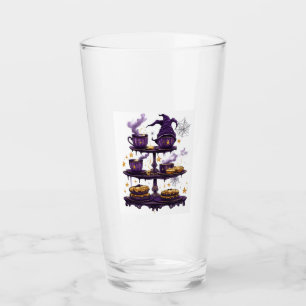  Witch�s Library Cat Glass