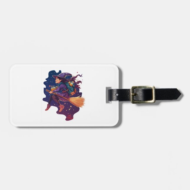 Witch�s Potion Delivery Luggage Tag (Front Horizontal)