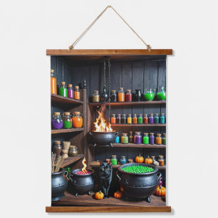 Witch’s Potion Room A Magical Alchemist’s Haven Hanging Tapestry