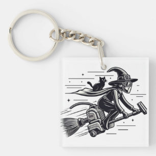 Witch’s Wickedly Fast Halloween Escape! Keychain