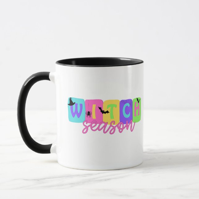Witch Season – Cute Halloween Design Mug (Left)