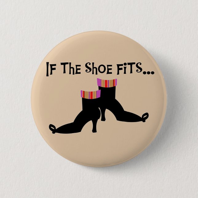 Witch Shoes T-shirts and Gifts 2 Inch Round Button (Front)