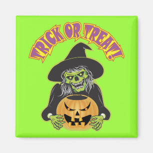 Witch Skull Magnet