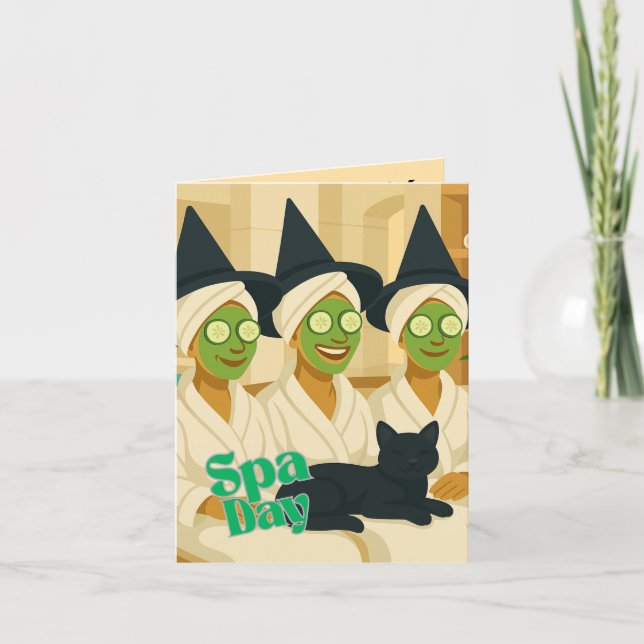 Witch Spa Day Funny Humour  Invitation (Front)