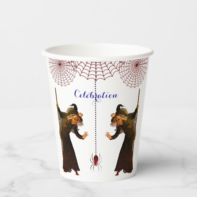 Witch Spooky Paper Cups (Front)