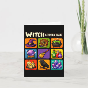 Witch starter pack funny magic witchcraft card