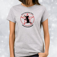 Witch Symbols Black Cat Red Pentagram Circle