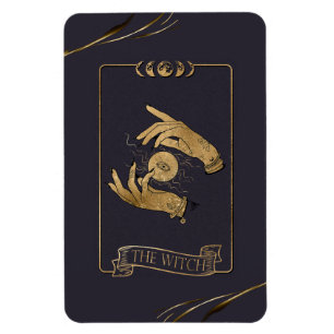 Witch Tarot Card Magnet