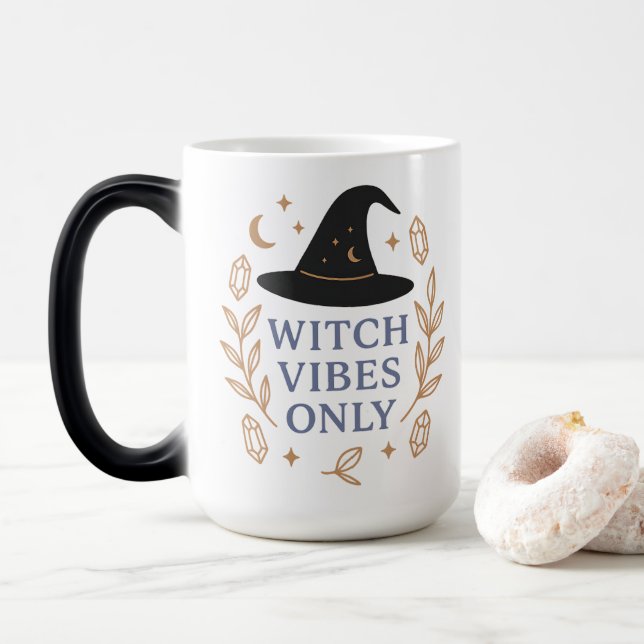 Witch Vibes Only  Magic Mug (With Donut)