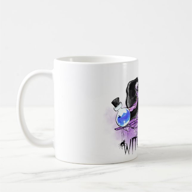 Witch Vibes - Spooky Halloween Coffee Mug (Left)