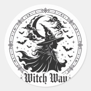 Witch Way Sticker