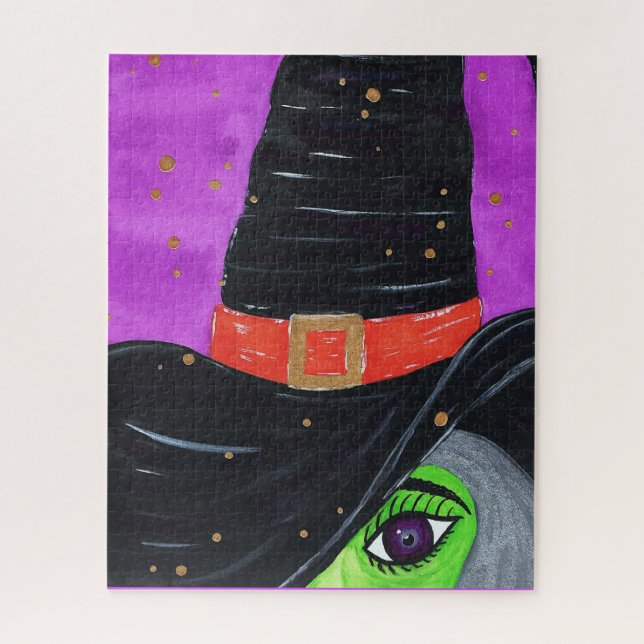 Witch Way to Halloween Jigsaw Puzzle (Vertical)