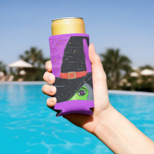 Witch Way to Halloween Seltzer Can Cooler