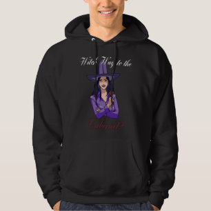 Witch Way To The Cabernet Wine Halloween For Women Hoodie