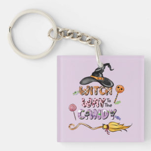 Witch Way to the Candy – Fun Halloween Keychain