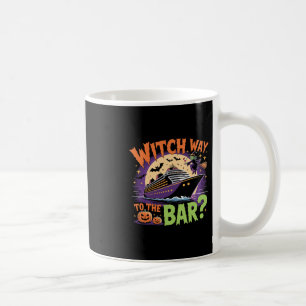 Witch Way To The R Funny Halloween Cruise 1 Coffee Mug