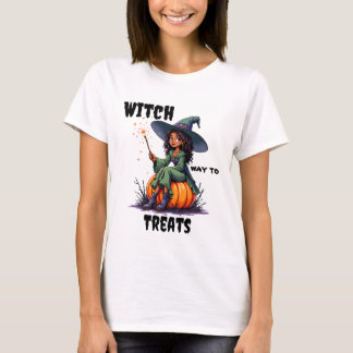 Witch way to Treats! Halloween T-Shirt