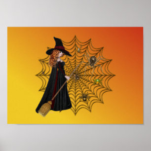 Witch & Web Poster