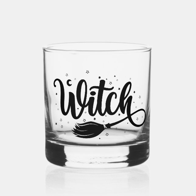 Witch Whiskey Glass (Front)
