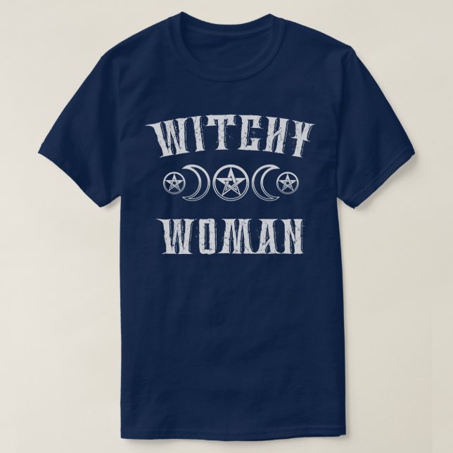 Witch Wiccan Pagan Woman Witchy  T-Shirt (Design Front)