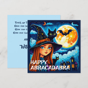 Witch with a Cat - Wicca Halloween 10