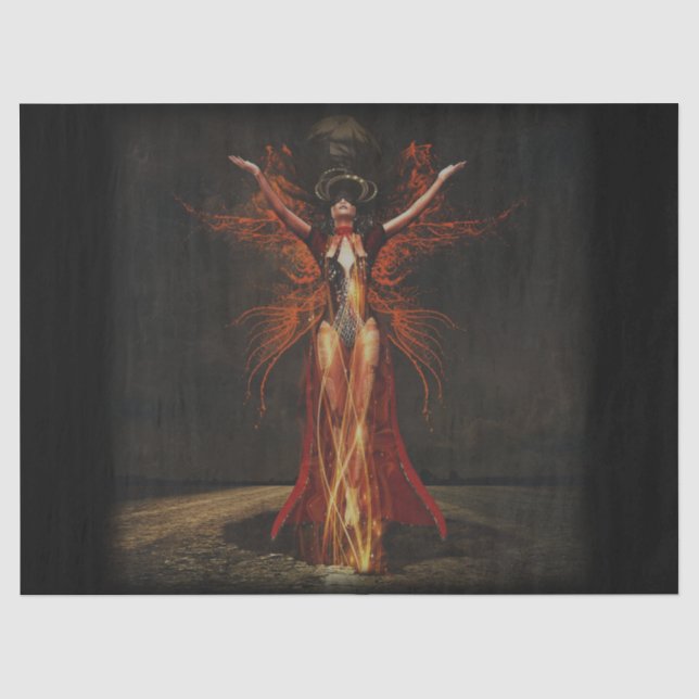 witch woman tissue paper (Front)