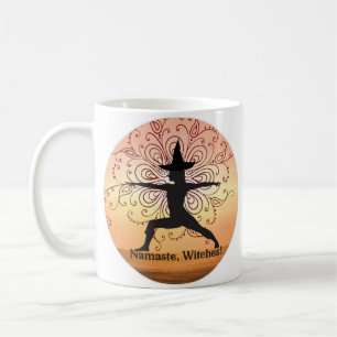 Witch Yoga Namaste drôle Halloween café thé Mug