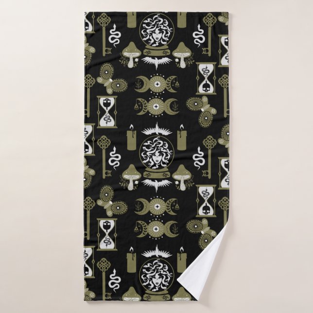 Witchcore Aesthetic Decor Bath Towel (Bath Towel)