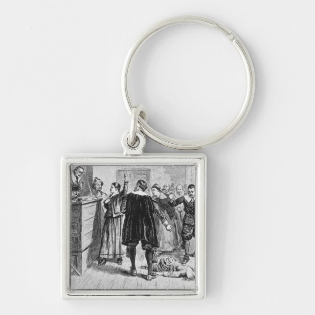 Witchcraft at Salem Village Keychain (Front)