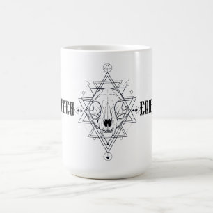 Witchcraft Bull Skull Halloween Coffee Mug