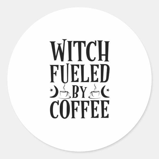 Witchcraft Classic Round Sticker (Front)